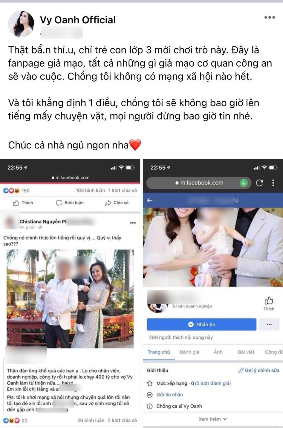 Vy Oanh khẳng định chồng đại gia không liên quan đến lùm xùm 400 tỷ 2 Vy Oanh khẳng định chồng đại gia không liên quan đến lùm xùm 400 tỷ 2
