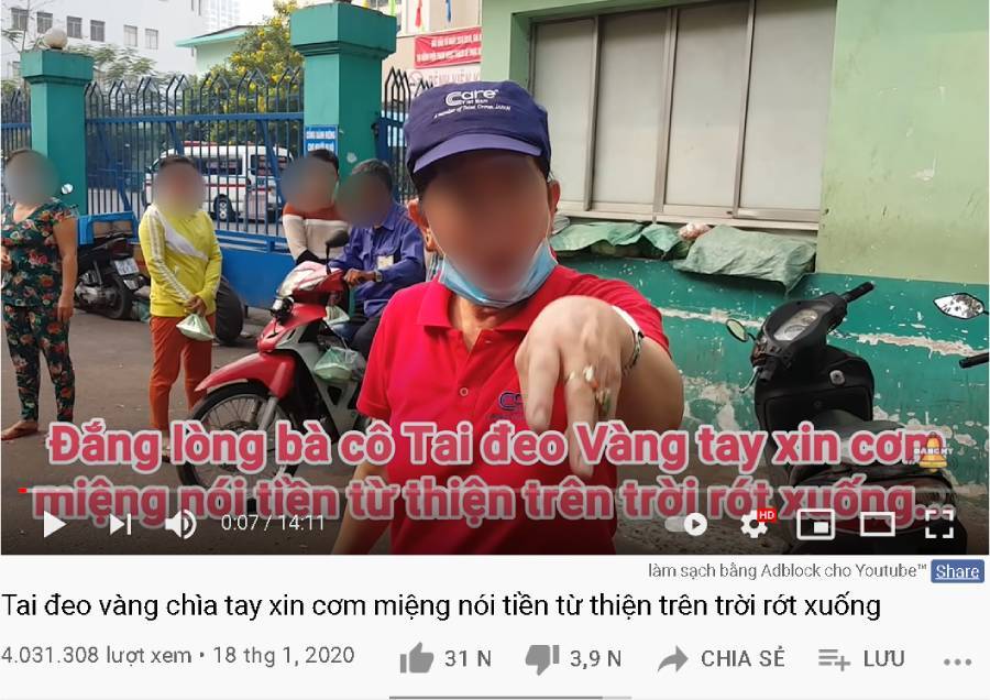 Clip phát cơm từ thiện kênh Youtube ‘Sài Gòn Ngày Nay’ lại gây tranh cãi 1