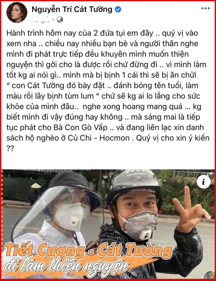MC Cát Tường: 'Không có quy định nghệ sĩ phải làm thiện nguyện’ 3 MC Cát Tường: 'Không có quy định nghệ sĩ phải làm thiện nguyện’ 3