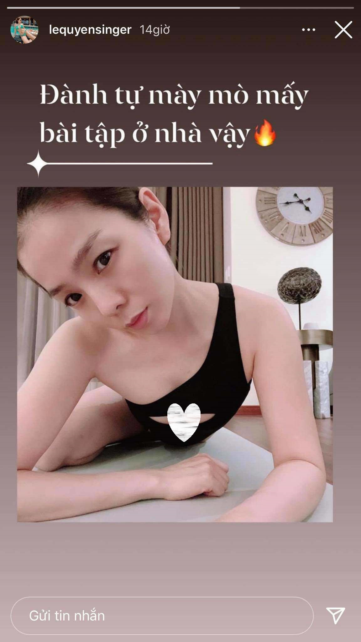 Lệ Quyên lên đồ tập ‘hư’ cỡ nào cũng chưa bằng được ‘hoa hậu chặt dừa’ 2 Lệ Quyên lên đồ tập ‘hư’ cỡ nào cũng chưa bằng được ‘hoa hậu chặt dừa’ 2