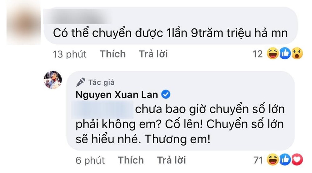 Xuân Lan ‘cao tay trị anti’ nghi ngờ Hương Giang ‘fake’ tiền từ thiện 3 Xuân Lan ‘cao tay trị anti’ nghi ngờ Hương Giang ‘fake’ tiền từ thiện 3