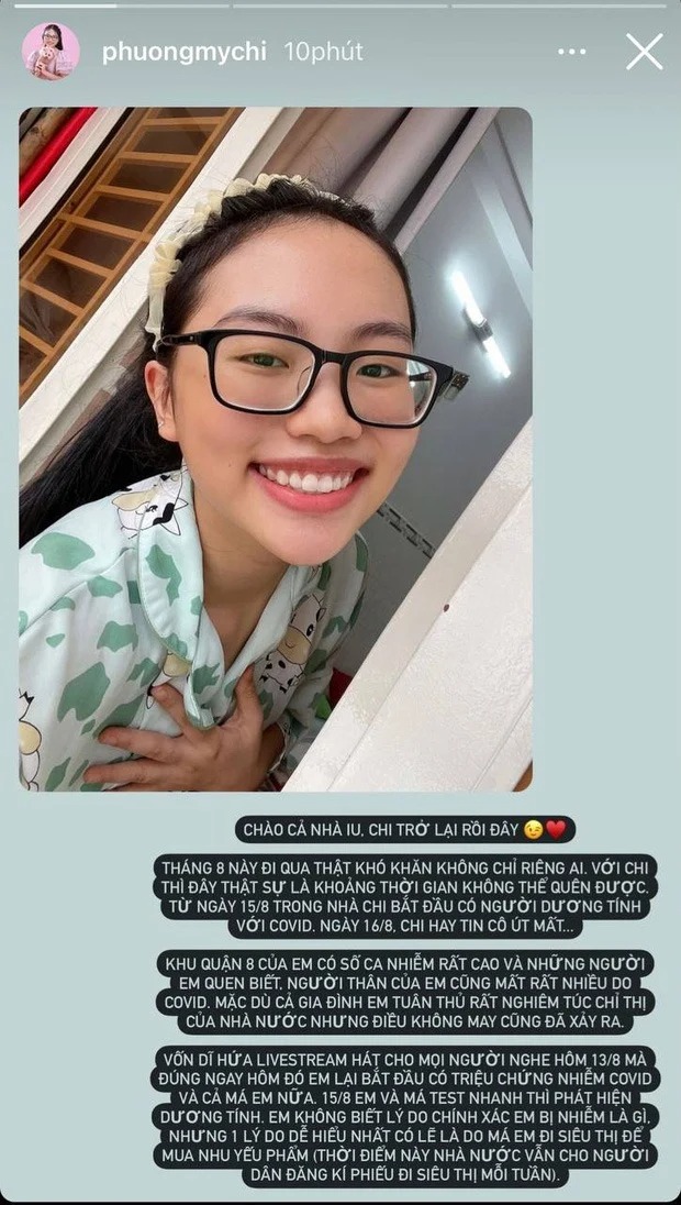 Showbiz 4/9: Phương Mỹ Chi dương tính Covid-19; Ông Dũng 'lò vôi' báo tin vui giữa ồn ào bà Phương Hằng 2 Showbiz 4/9: Phương Mỹ Chi dương tính Covid-19; Ông Dũng 'lò vôi' báo tin vui giữa ồn ào bà Phương Hằng 2