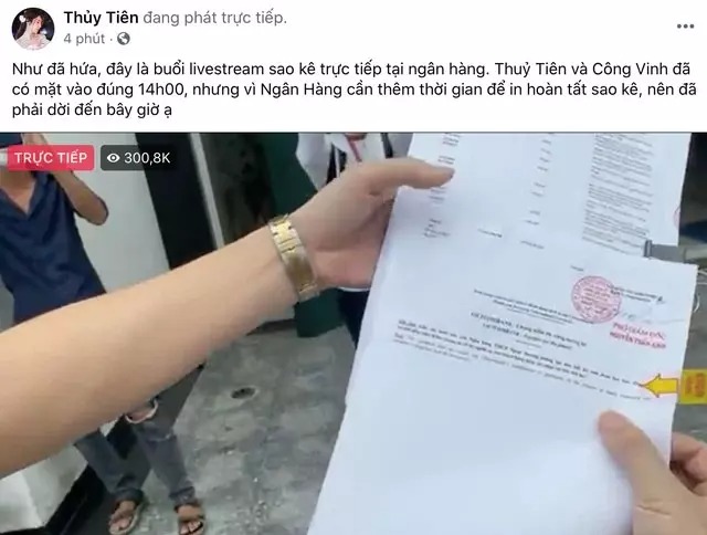 Livestream trực tiếp Thủy Tiên – Công Vinh: Views gấp đôi bà Phương Hằng, khởi kiện công khai kẻ đứng sau 3 Livestream trực tiếp Thủy Tiên – Công Vinh: Views gấp đôi bà Phương Hằng, khởi kiện công khai kẻ đứng sau 3
