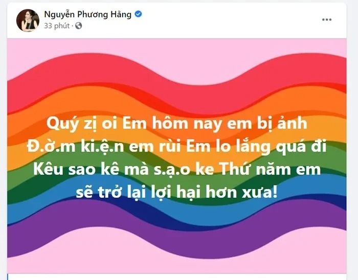 Bà Phương Hằng bỗng 'yếu lòng' trước Hoài Linh, Đàm Vĩnh Hưng sau khi bị kiện 3 Bà Phương Hằng bỗng 'yếu lòng' trước Hoài Linh, Đàm Vĩnh Hưng sau khi bị kiện 3