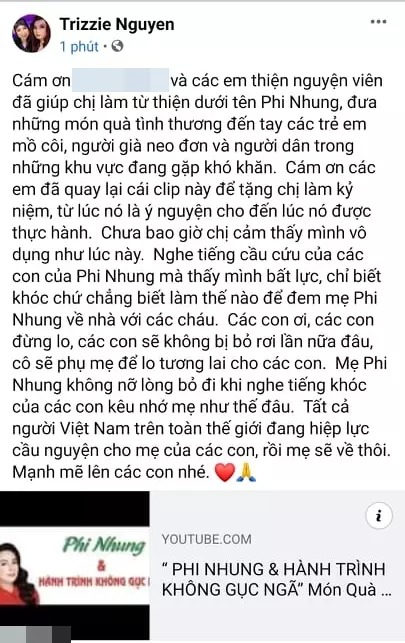 Danh tính người phụ nữ hứa lo liệu tương lai cho các con Phi Nhung 3 Danh tính người phụ nữ hứa lo liệu tương lai cho các con Phi Nhung 3