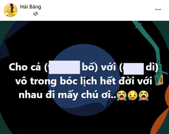 Hải Băng không giấu nổi cảm xúc. Ảnh: chụp màn hình Hải Băng không giấu nổi cảm xúc. Ảnh: chụp màn hình