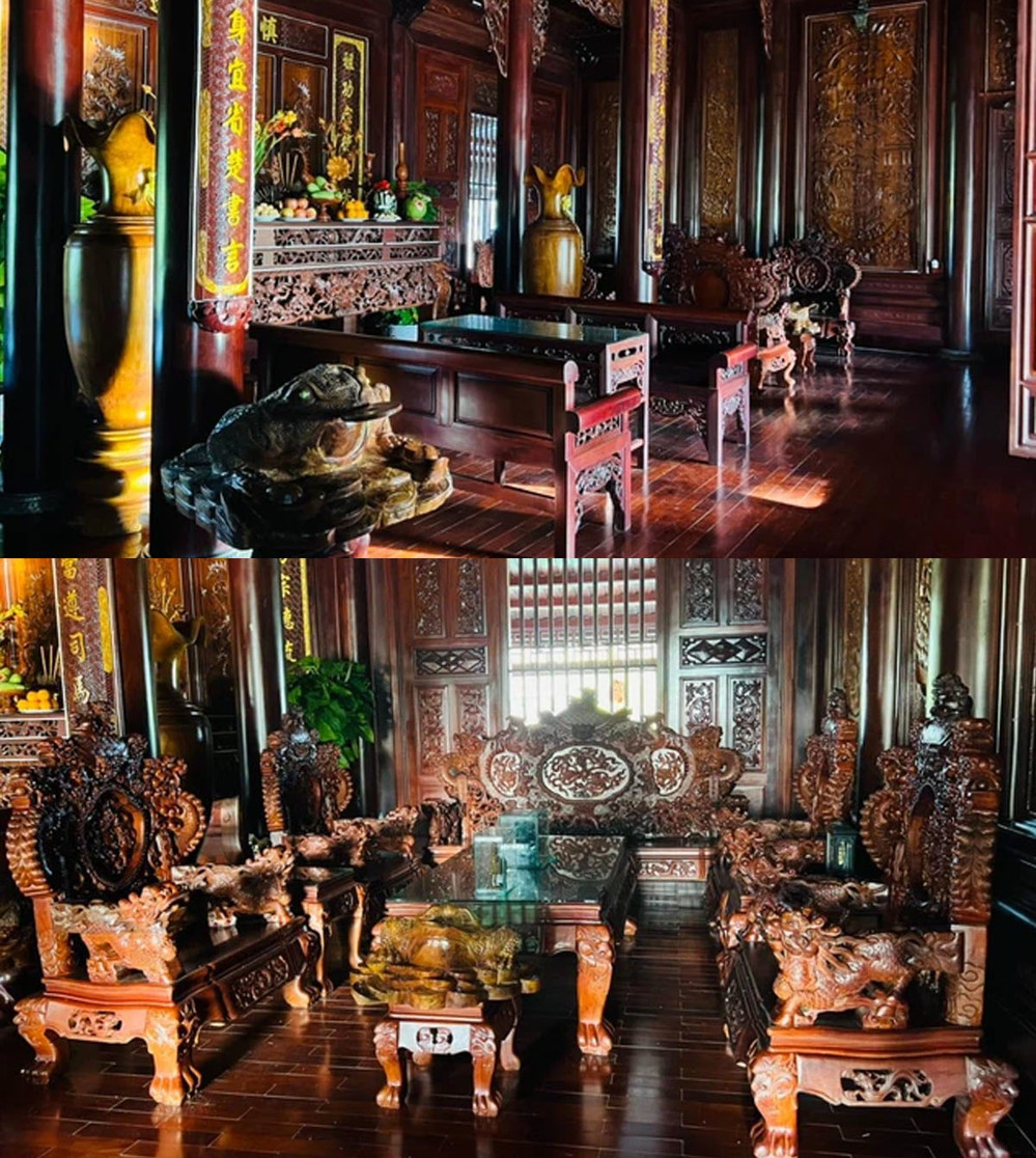 Được biết căn nhà rộng tới 3,6ha, chứa nhiều tài sản quý. Bởi ông đi sang Canada gấp nên đã gửi lại phó thác cho người thân tại Việt Nam bán giùm. Ảnh: Zing News