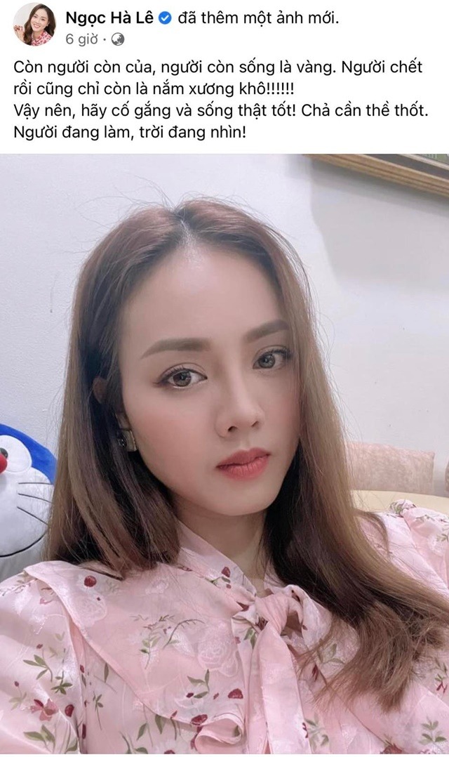 Dòng trạng thái ẩn ý của bà xã Công Lý