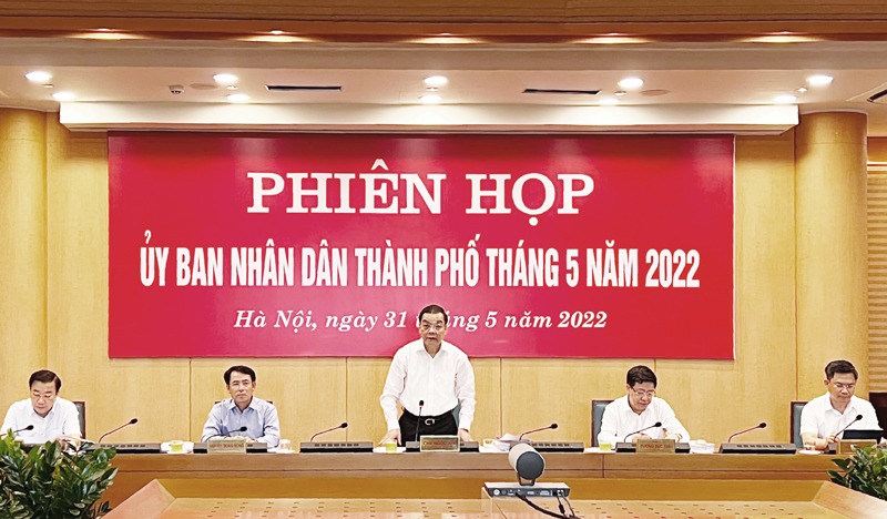 Chủ tịch UBND thành phố Hà Nội Chu Ngọc Anh chủ trì phiên họp. Chủ tịch UBND thành phố Hà Nội Chu Ngọc Anh chủ trì phiên họp.