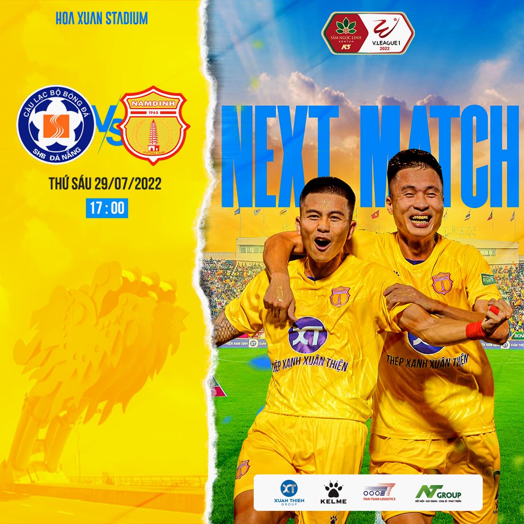 Nhận định Đà Nẵng vs Nam Định (17h00 29/07/2022) vòng 10 V-League: Chủ nhà thăng hoa
