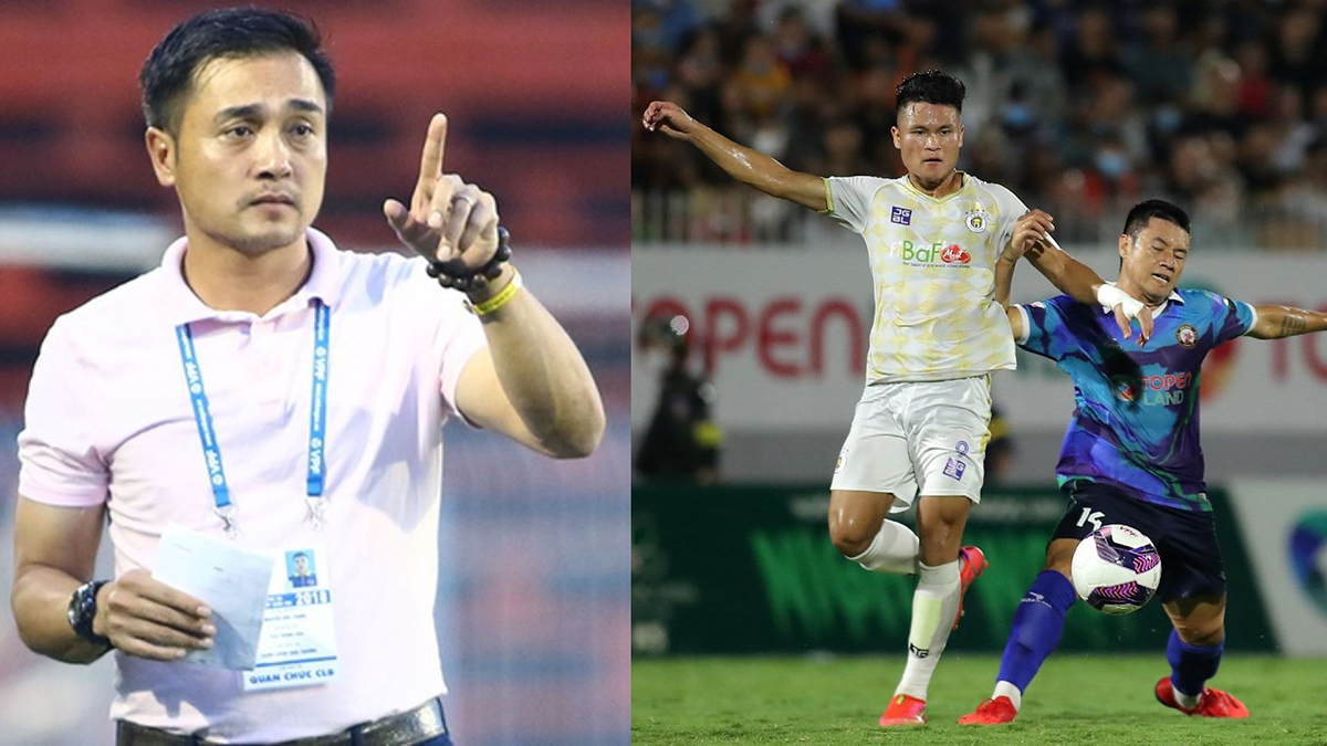 HLV Nguyễn Đức Thắng trải lòng sau trận thua trước Hà Nội