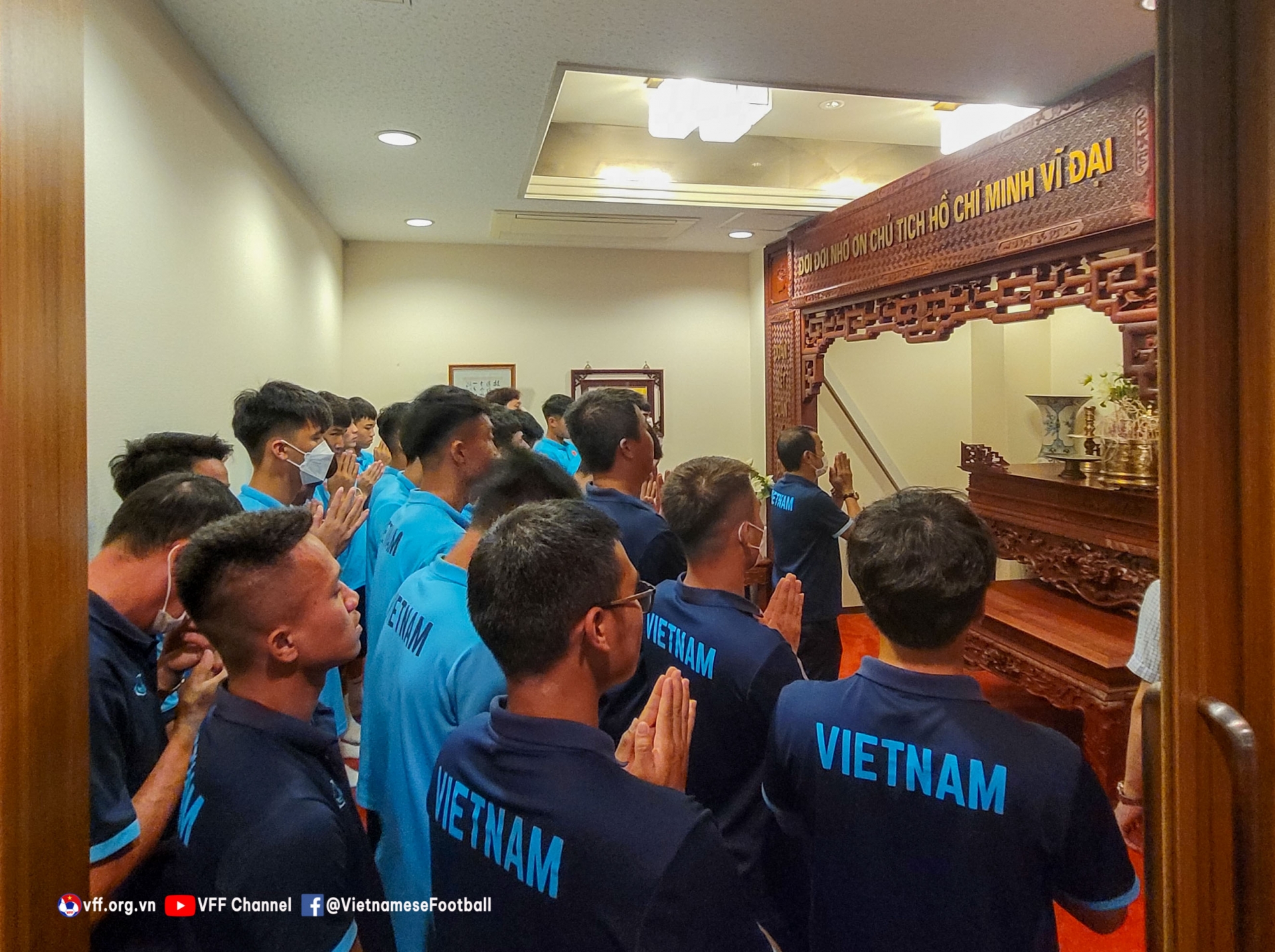 ĐT U19 Việt Nam có hoạt động đầy ý nghĩa nhân chuyến tập huấn tại Nhật Bản