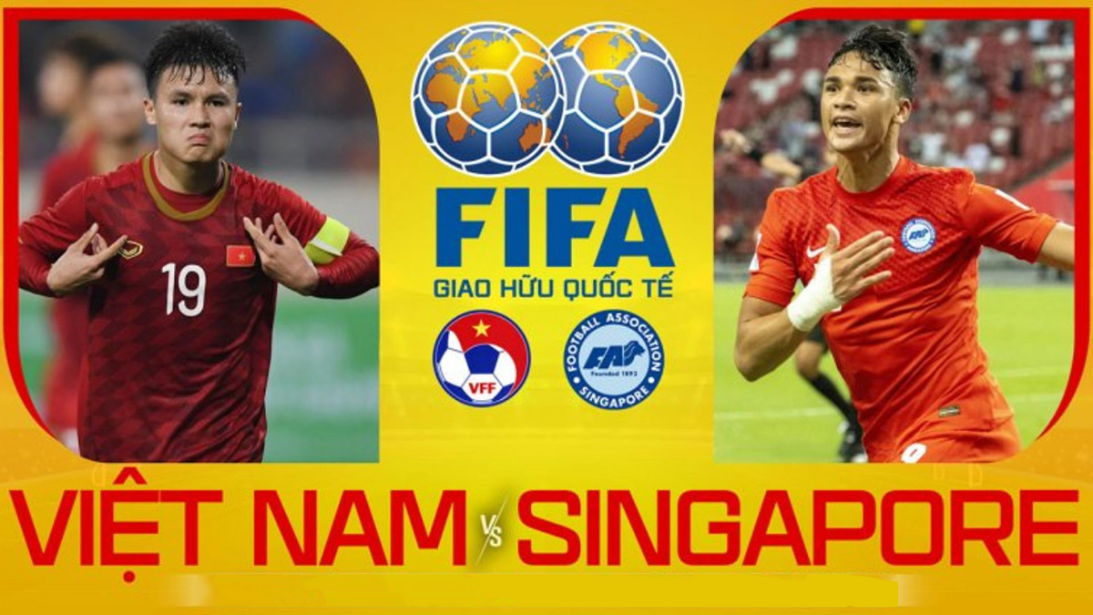 Trực tiếp Việt Nam vs Singapore, link xem trực tiếp Việt Nam vs Singapore: 19h00 21/09/2022