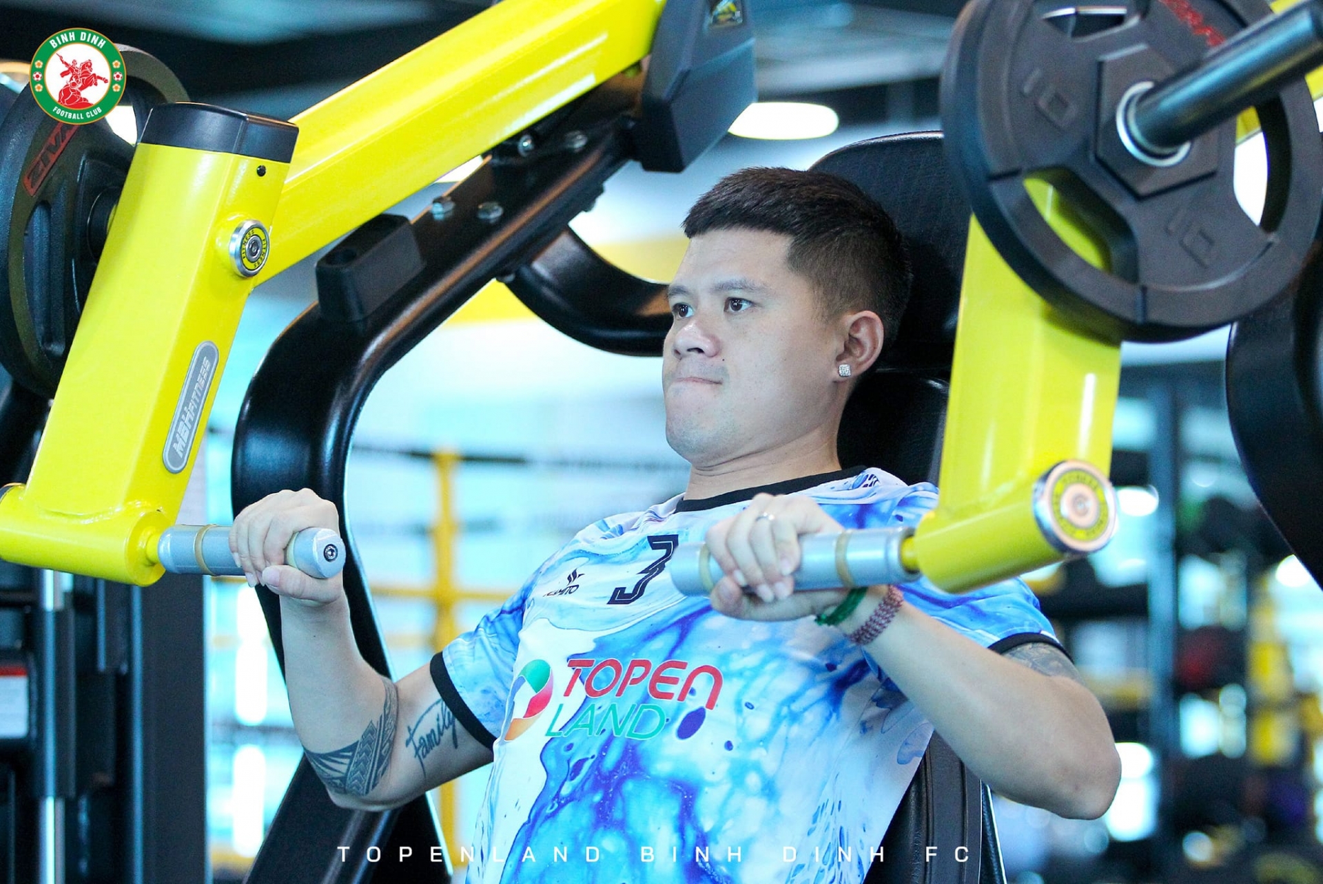 Cầu thủ Bình Định áp dụng bài tập của Ronaldo chuẩn bị đấu Nam Định