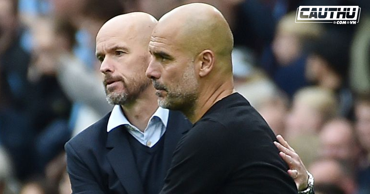 Ten Hag cảm ơn Pep sau trận thua ở Derby Manchester