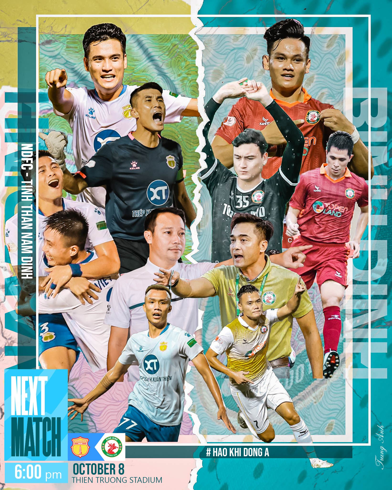 Nhận định Nam Định vs Bình Định (18h00 08/10/2022) vòng 18 V-League: Điểm tựa Thiên Trường