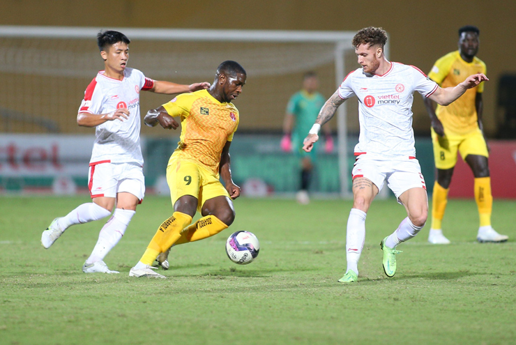 Trận Hải Phòng hòa Viettel diễn ra hấp dẫn và quyết liệt. Ảnh: Internet