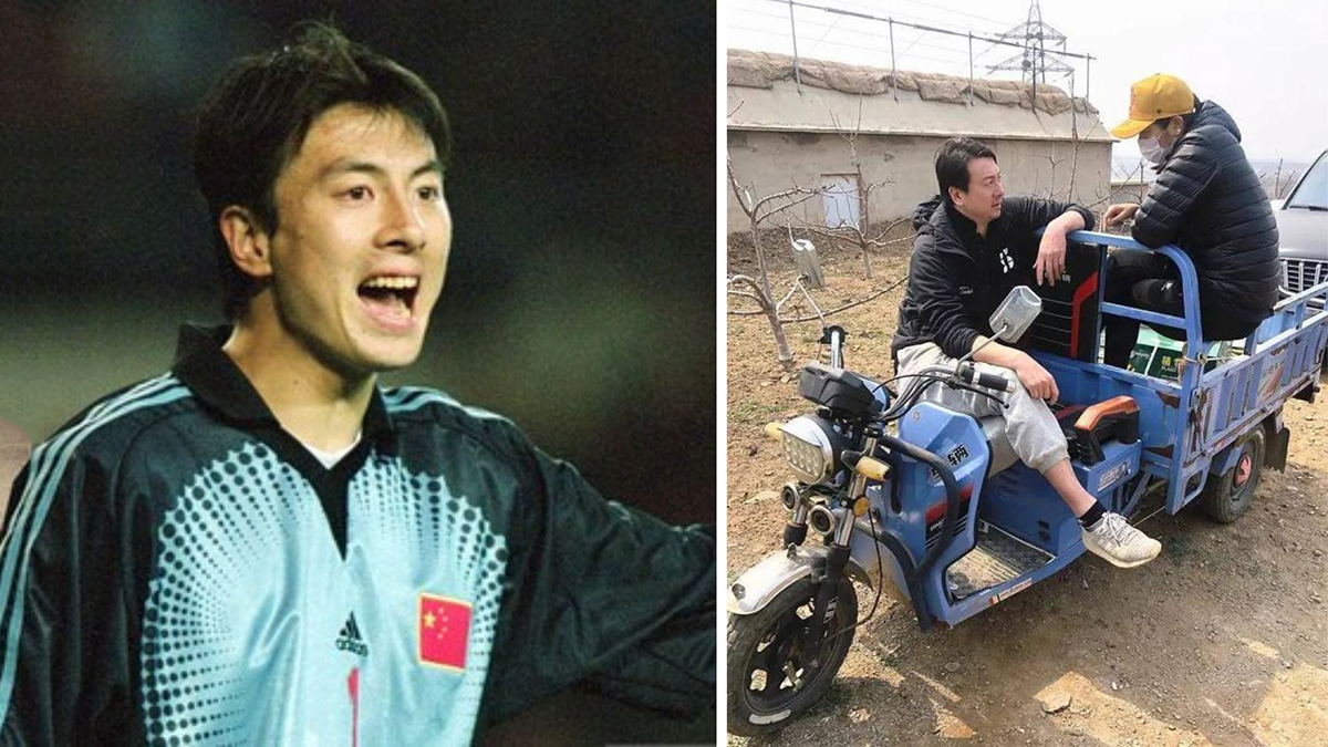 Thủ môn tuyển Trung Quốc từng dự World Cup phải đi bán hàng rong