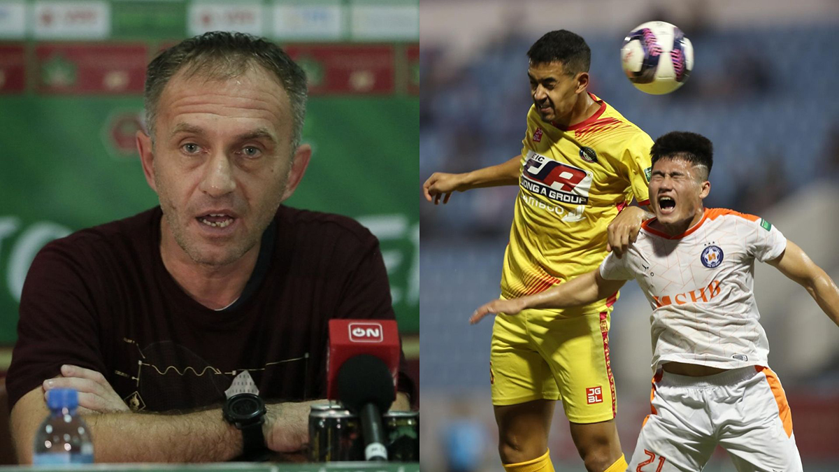 Trợ lý HLV Thanh Hóa chỉ trích cầu thủ Đà Nẵng 'chỉ biết nằm sân'. Ảnh: Internet