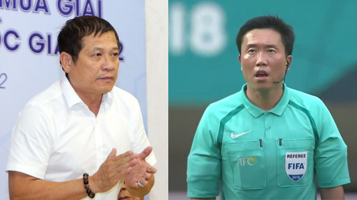 Ông Dương Văn Hiền cho biết số tiền thuê trọng tài trận Hải Phòng đấu Hà Nội FC. Ảnh: Internet