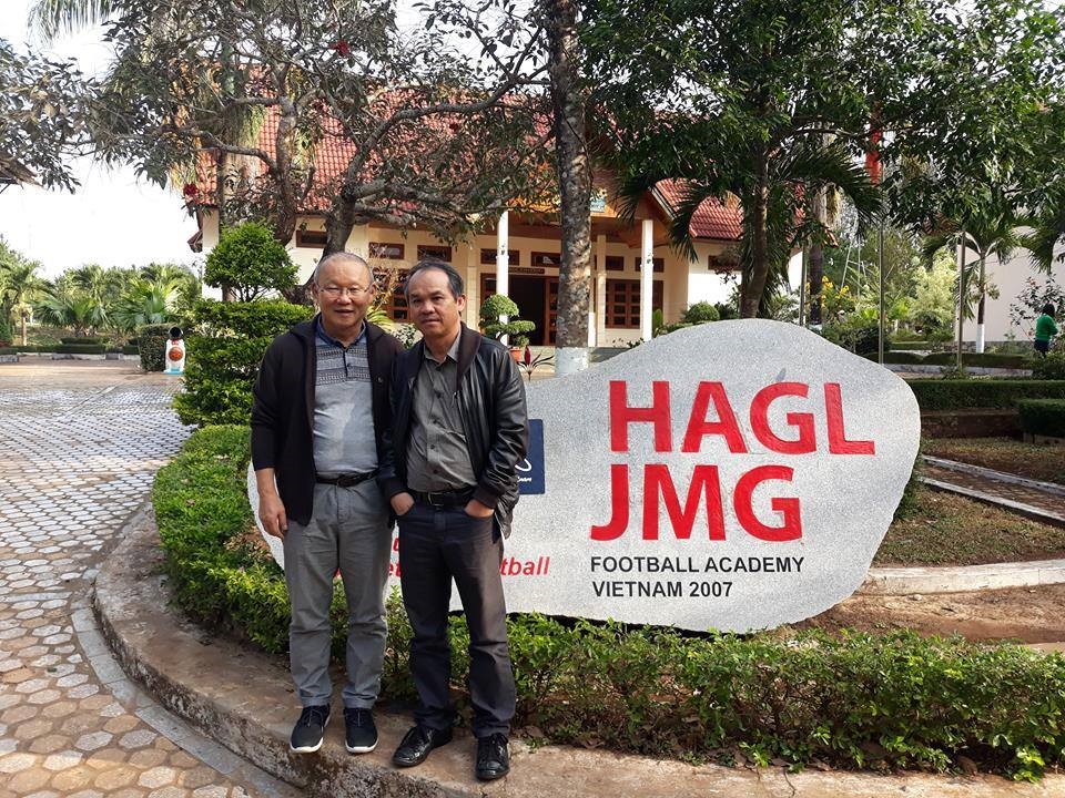 Bầu Đức và HLV Park Hang-seo có mối quan hệ rất tốt đẹp. Ảnh: Internet