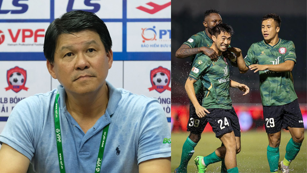 HLV Vũ Tiến Thành phát biểu đầy tự tin về khả năng trụ hạng của TP.HCM. Ảnh: Internet