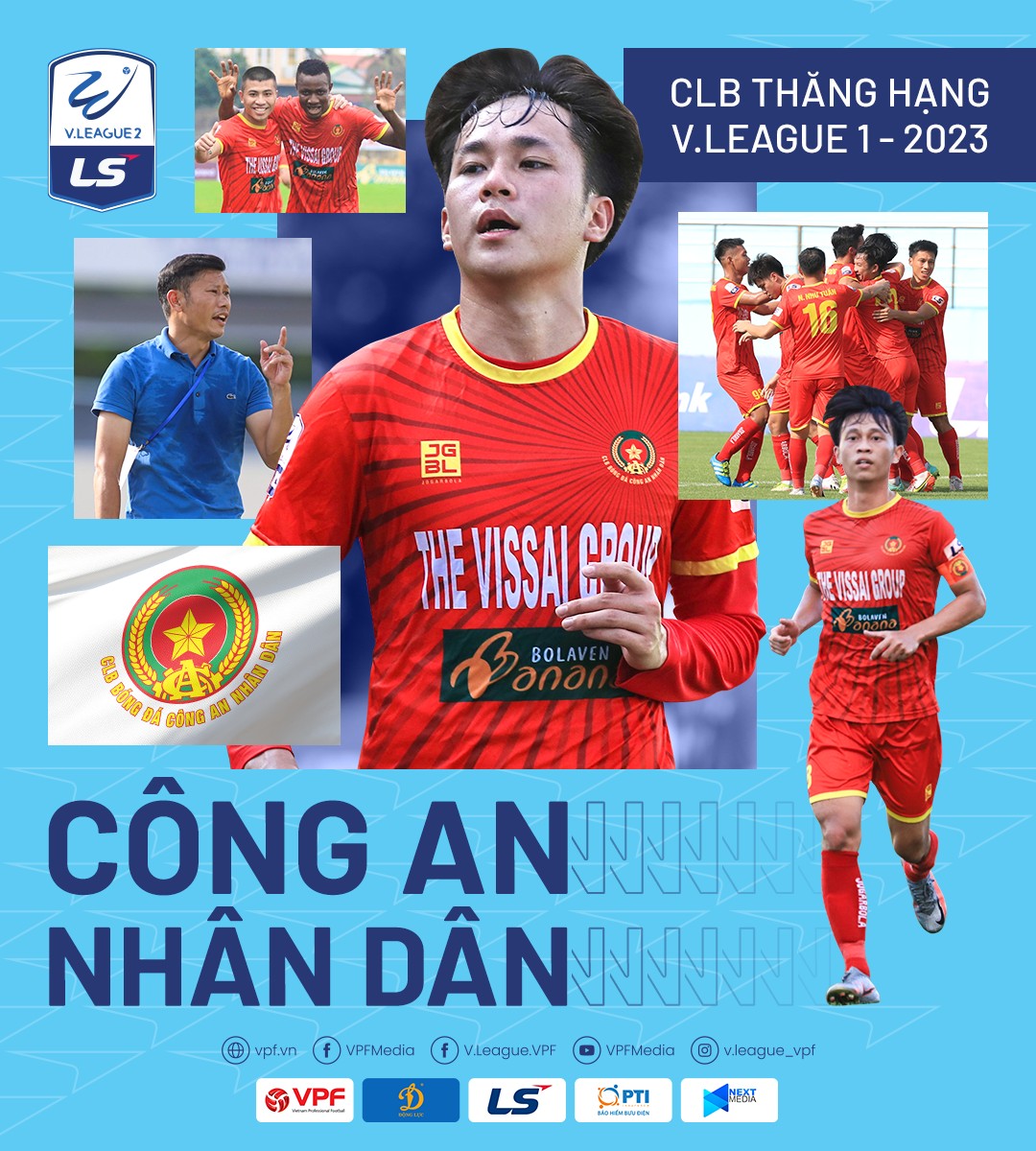 CLB CAND sẽ được hưởng lợi khi thăng hạng V-League 2023. Ảnh: VPF