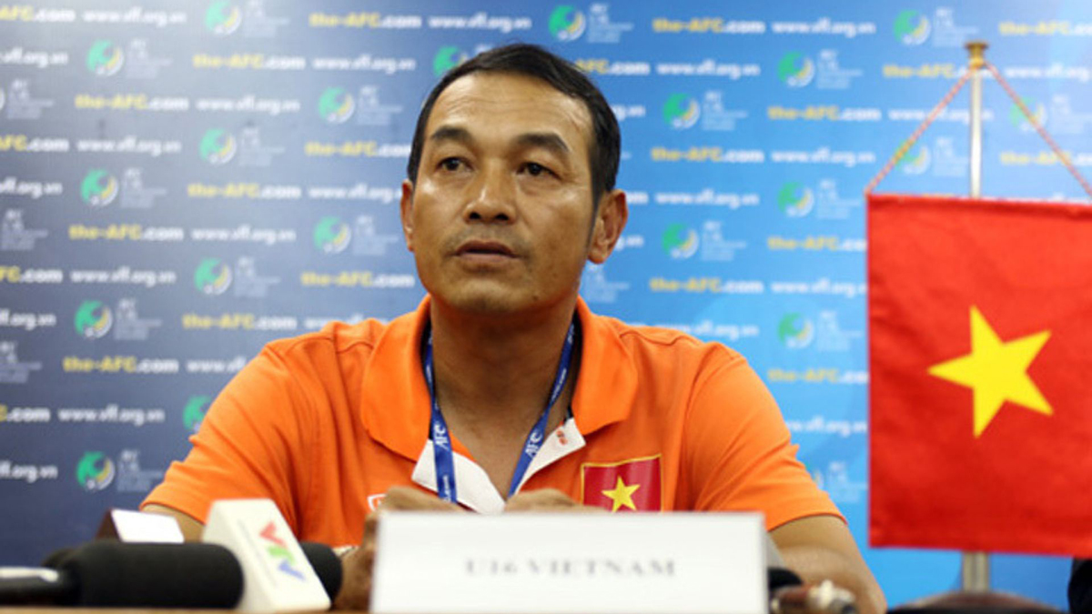 HLV Đinh Thế Nam tỏ ra lạc quan dù U20 Việt Nam rơi vào bảng đấu khó. Ảnh: Internet