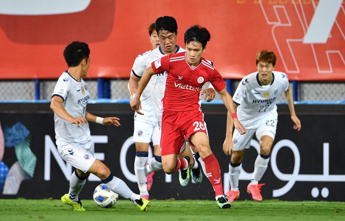 CLB Viettel thi đấu đầy nỗ lực ở đấu trường châu lục. Ảnh: Internet