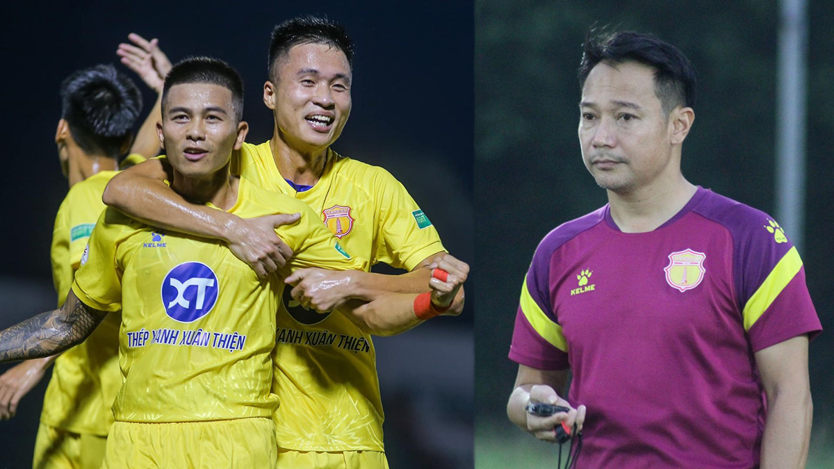 HLV Vũ Hồng Việt cần làm gì để giúp Nam Định trụ hạng thành công. Ảnh: Internet