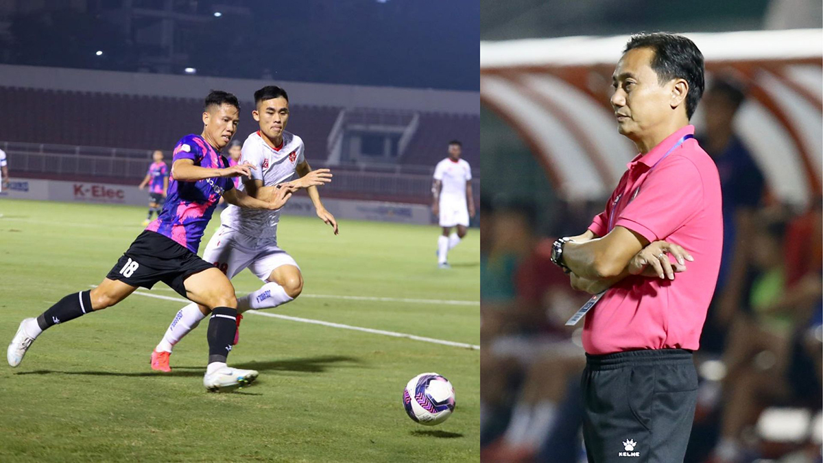 HLV Phùng Thanh Phương khẳng định đội nhà sẽ nỗ lực hết sức để trụ hạng. Ảnh: Internet