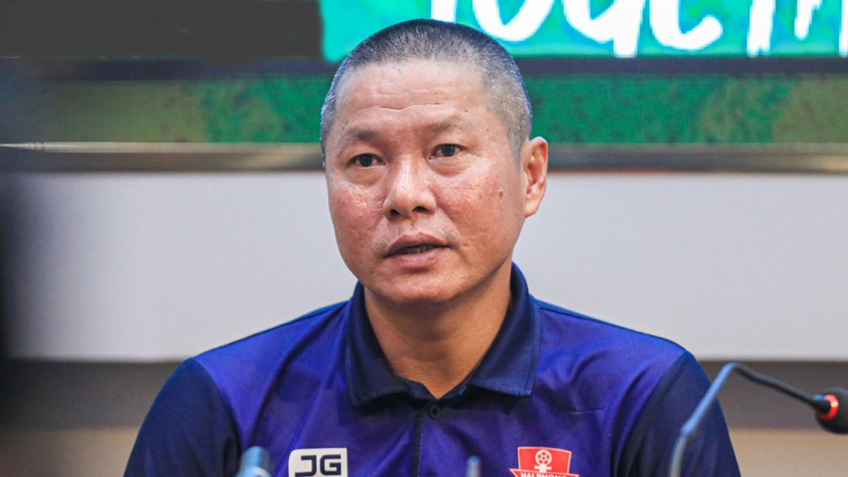 HLV Chu Đình Nghiêm khẳng định Hải Phòng chỉ có 30% cơ hội vô địch. Ảnh: Internet