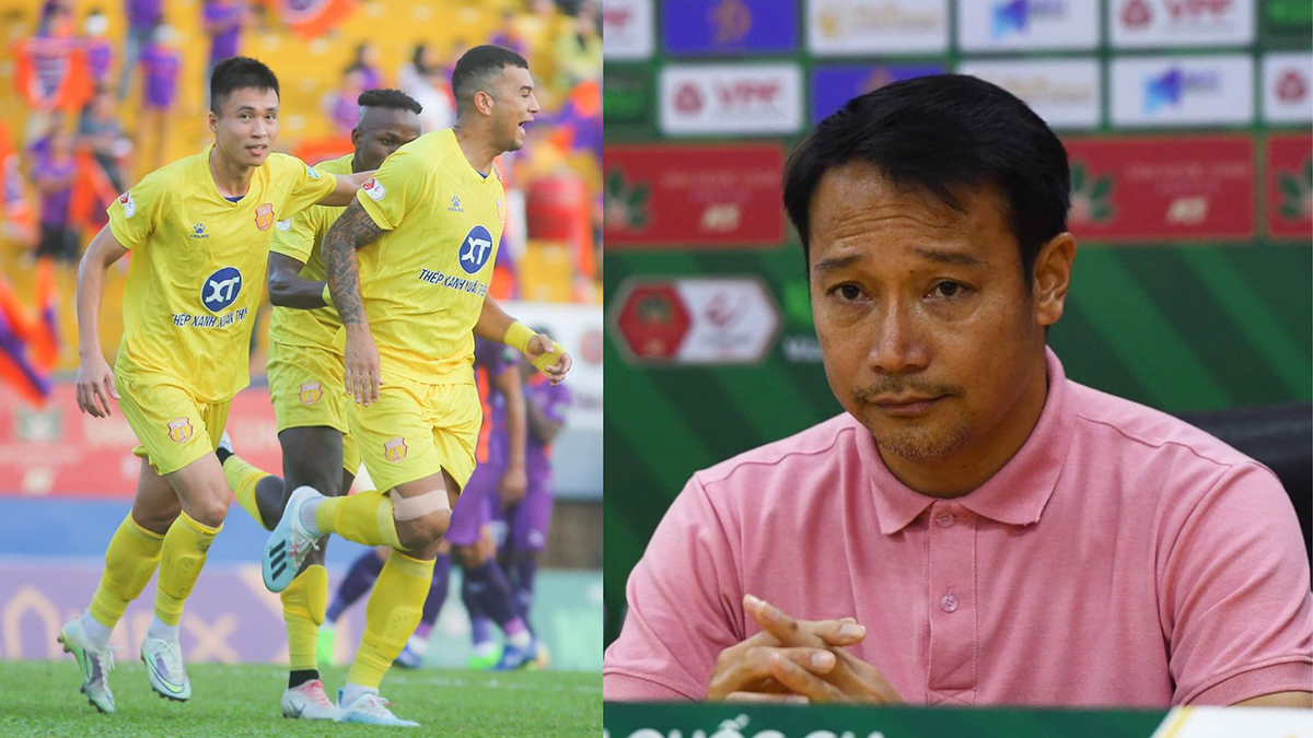 HLV Vũ Hồng Việt cho rằng Sài Gòn FC là đối thủ chính trong cuộc đua trụ hạng. Ảnh: Internet