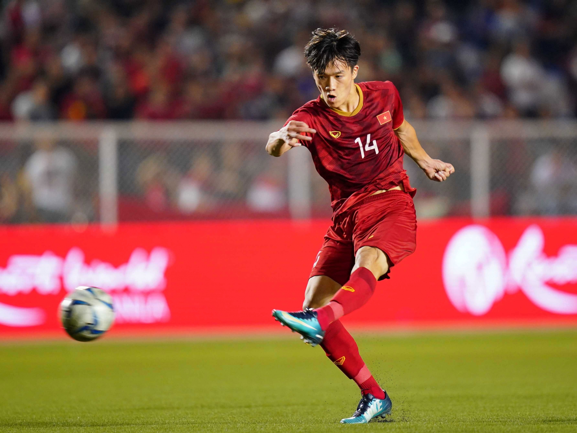 Tiền vệ Hoàng Đức hoàn toàn đủ sức thay thế Quang Hải tại AFF Cup 2022. Ảnh: Internet