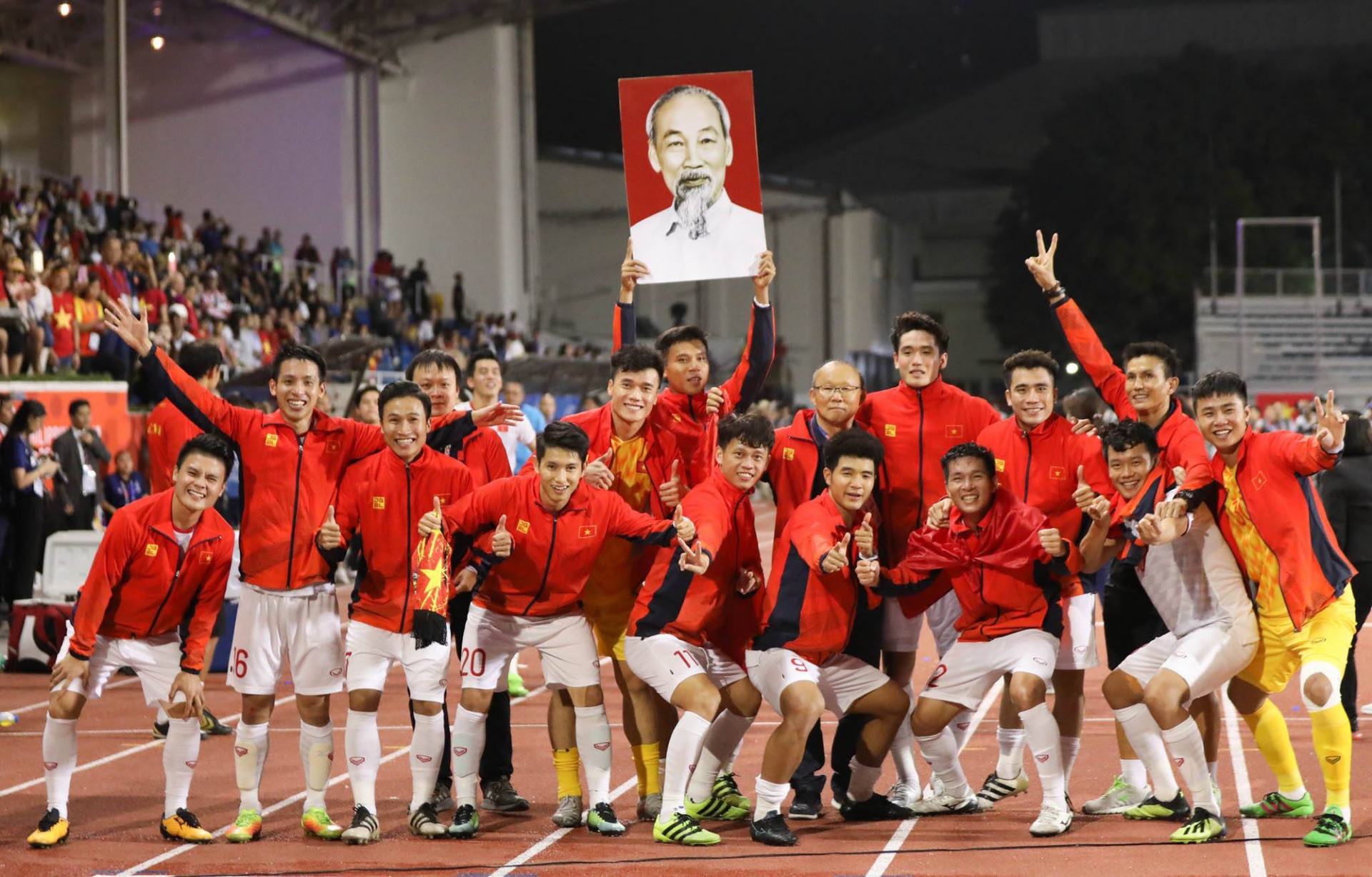 U22 Việt Nam giành HCV SEA Games 30. Ảnh: Internet