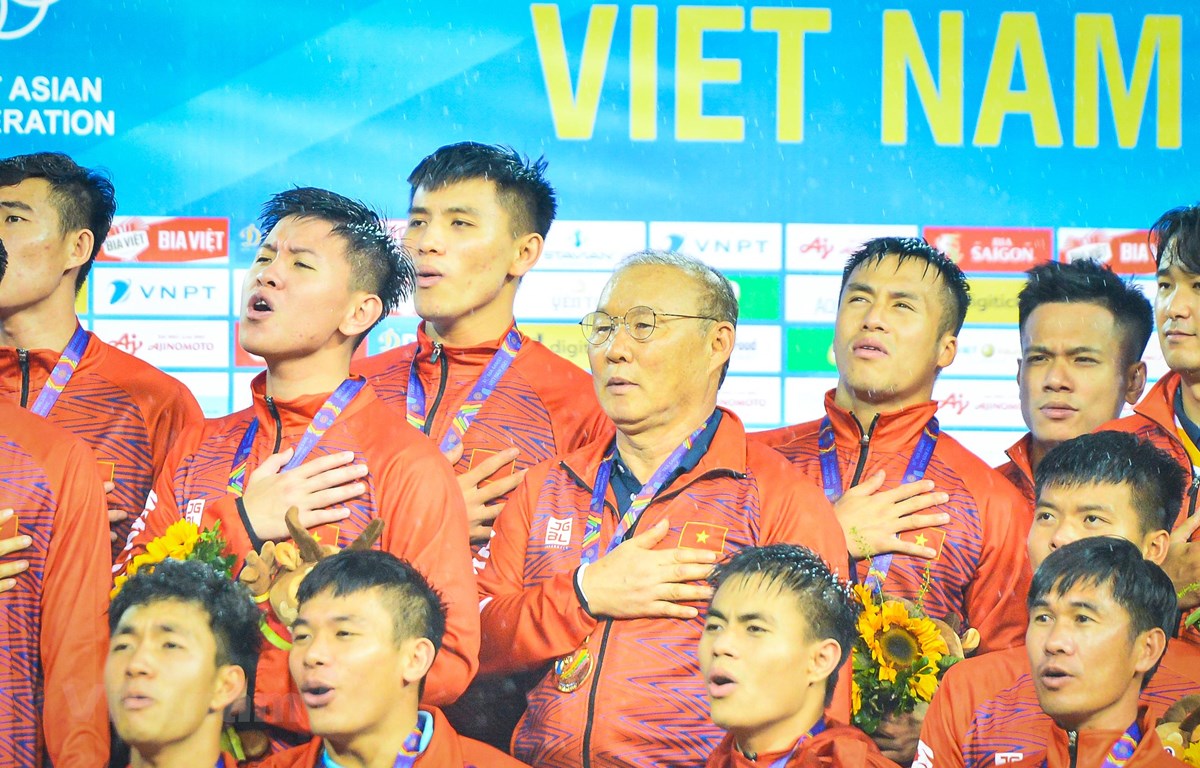 HLV Park Hang-seo đưa U23 Việt Nam giành HCV SEA Games 31. Ảnh: Internet