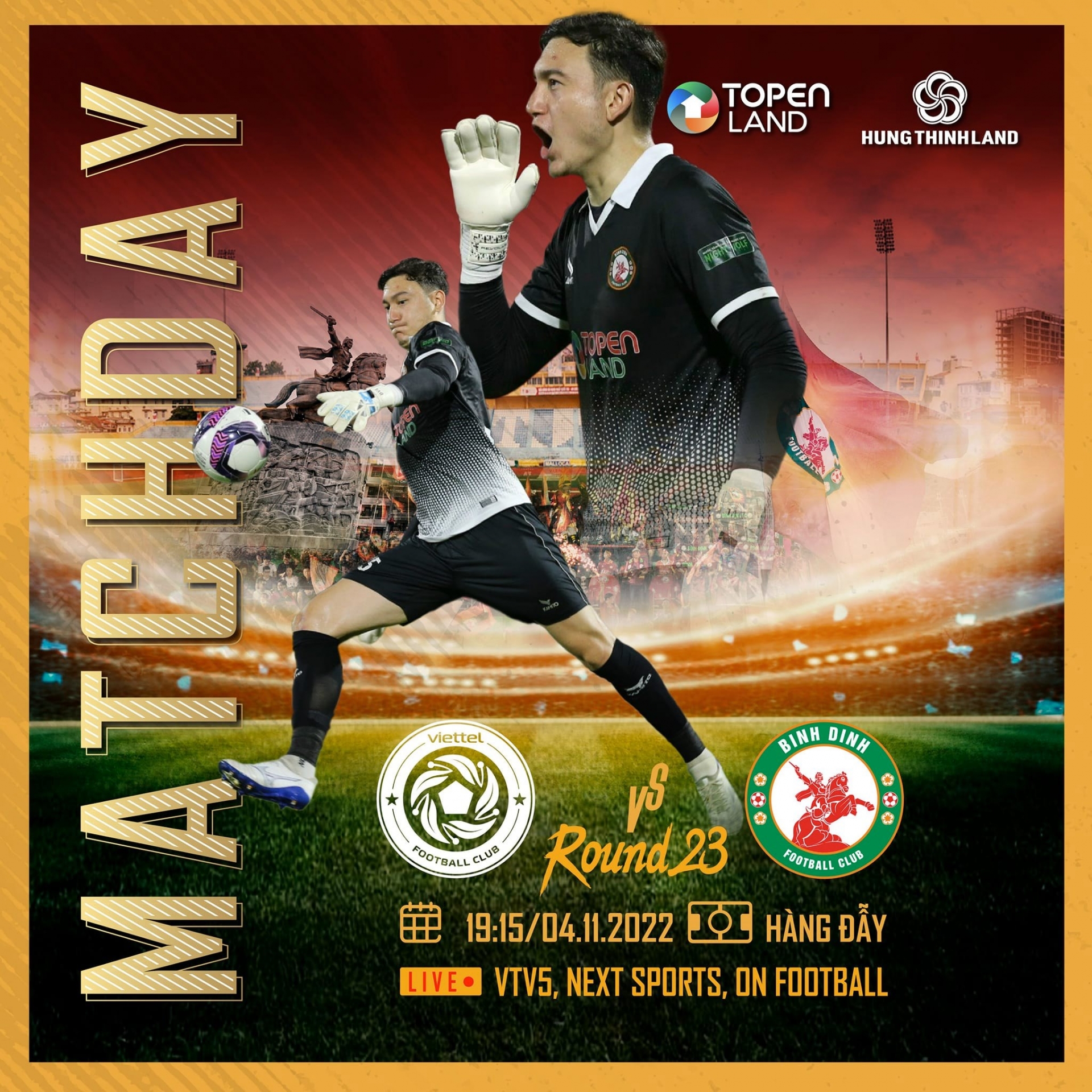 Trực tiếp Viettel vs Bình Định, link xem trực tiếp Viettel vs Bình Định: 19h15 04/11/2022