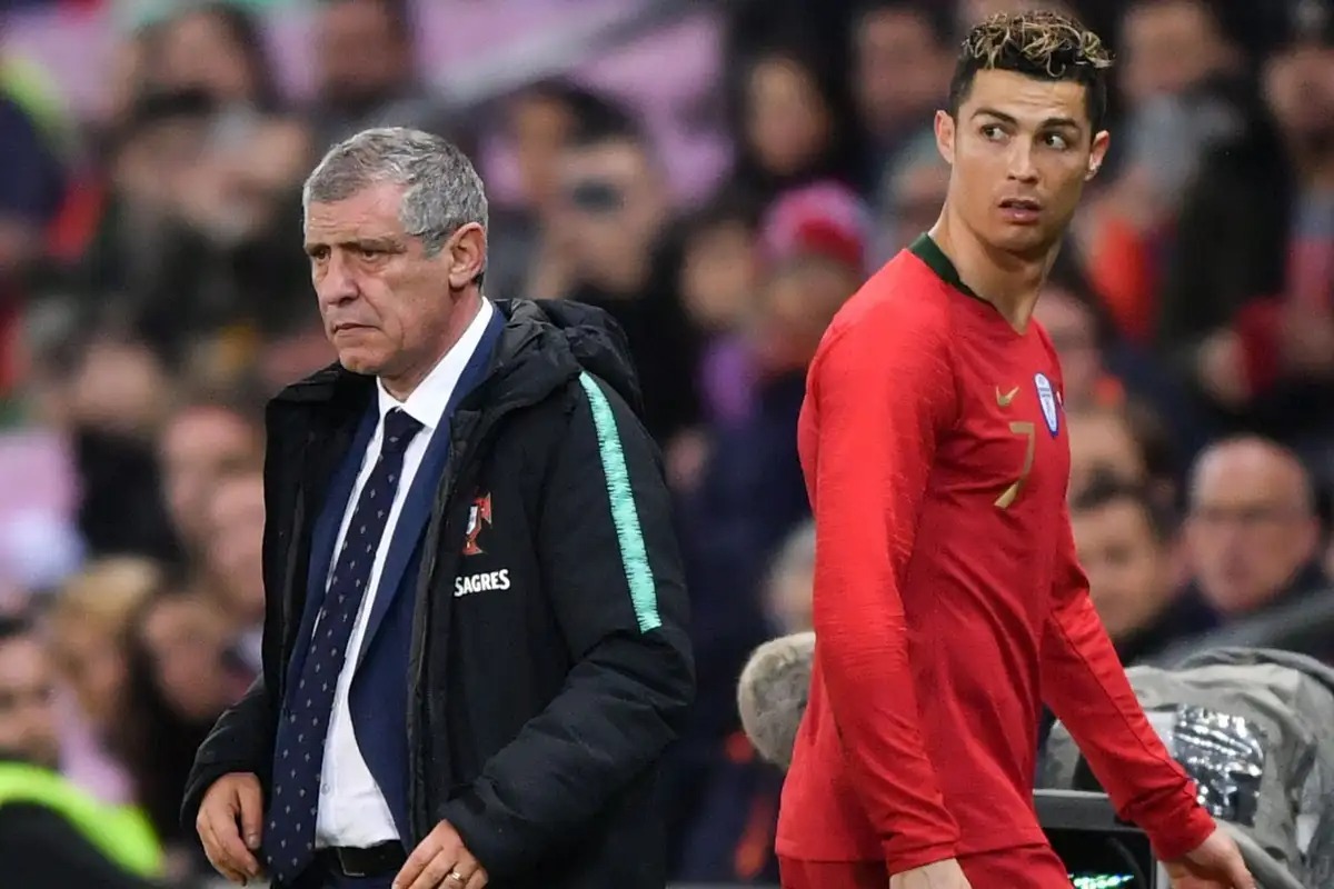 HLV tuyển Bồ Đào Nha lo lắng về tình hình của Ronaldo. Ảnh: Internet