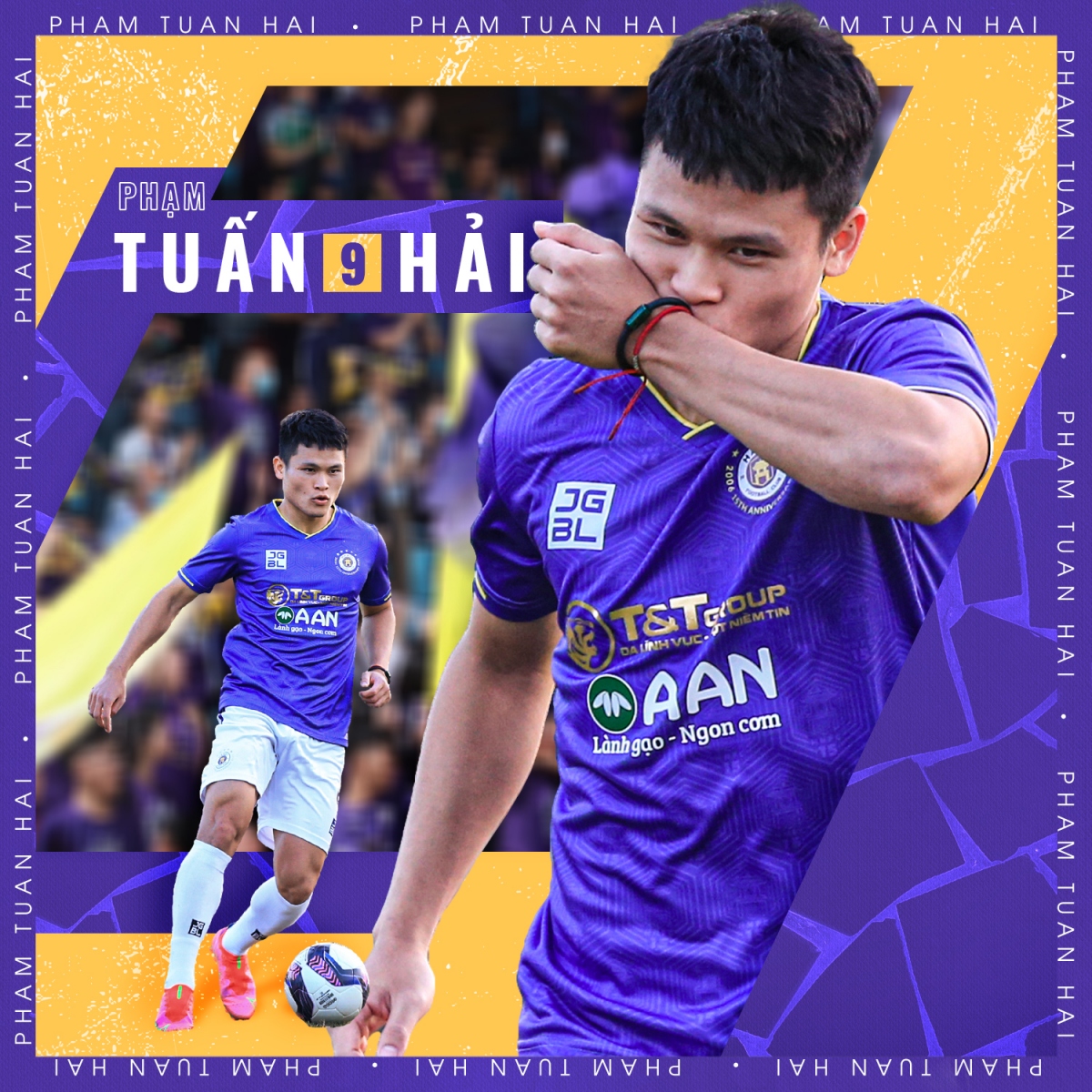 Tiền đạo Phạm Tuấn Hải đặt mục tiêu rất cao trước trận gặp HAGL. Ảnh: Internet