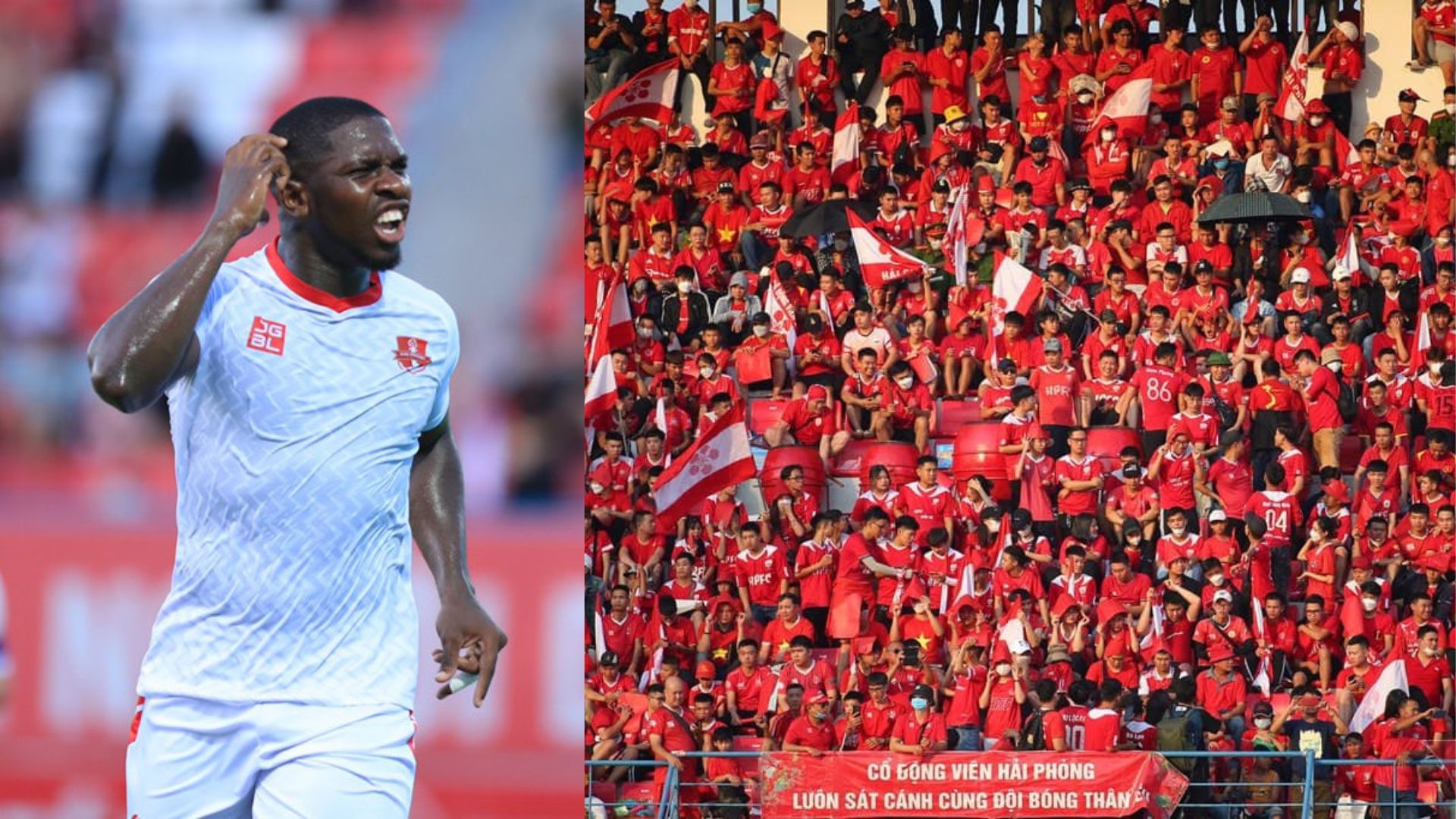 Tiền đạo Rimario viết tâm thư chia tay CLB Hải Phòng. Ảnh: Internet