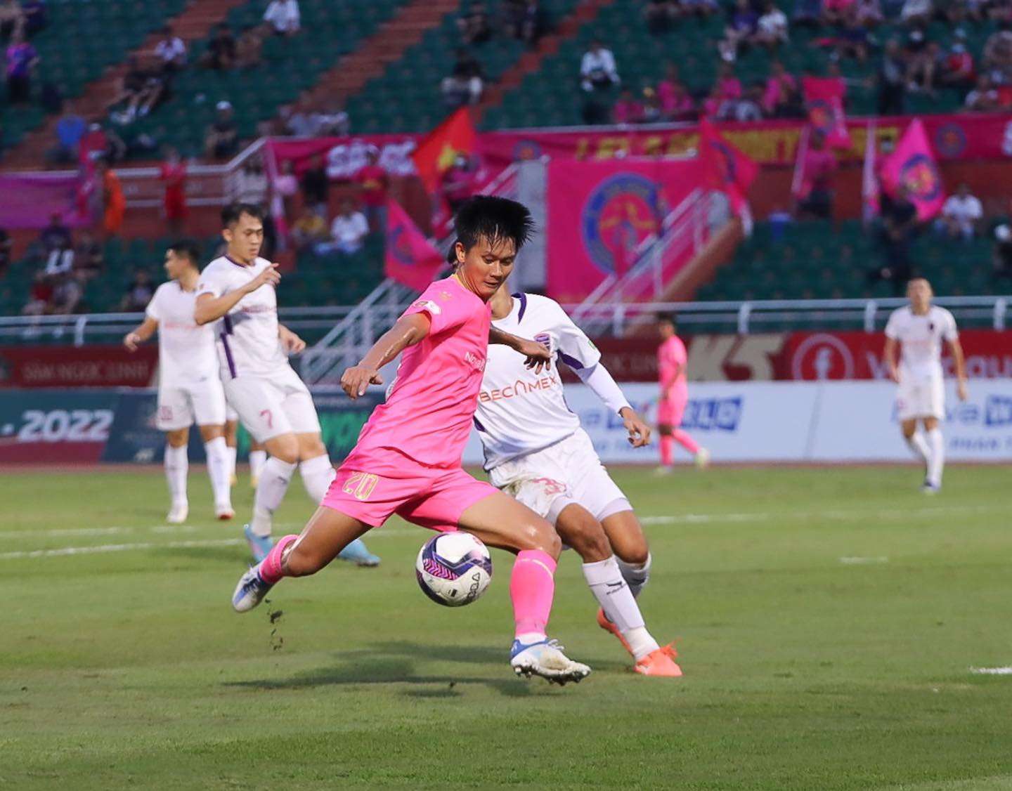 Sài Gòn FC chính thức xuống hạng dù thắng Bình Dương. Ảnh: Internet