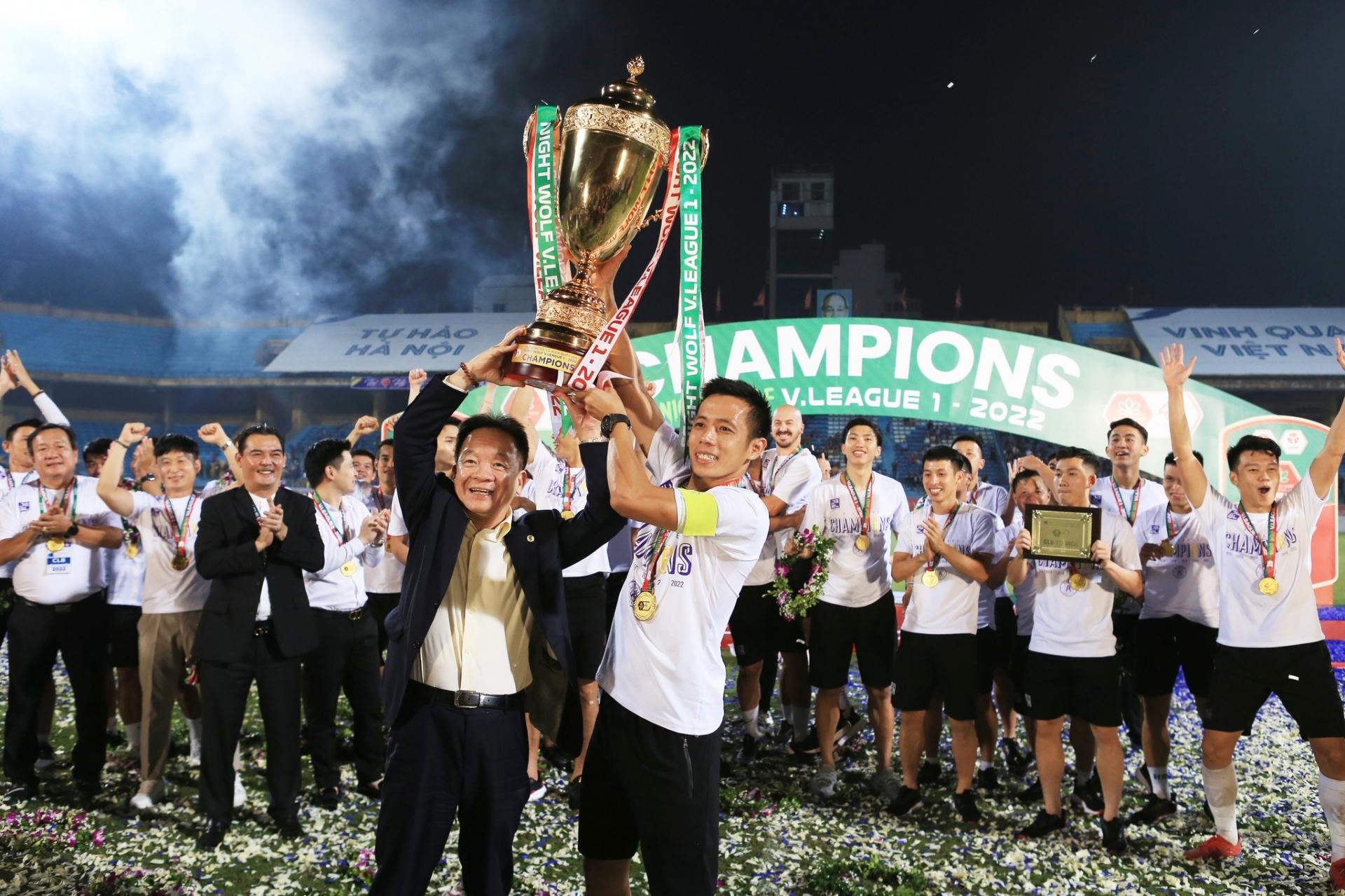 Hà Nội FC vô địch V-League 2022. Ảnh: Internet