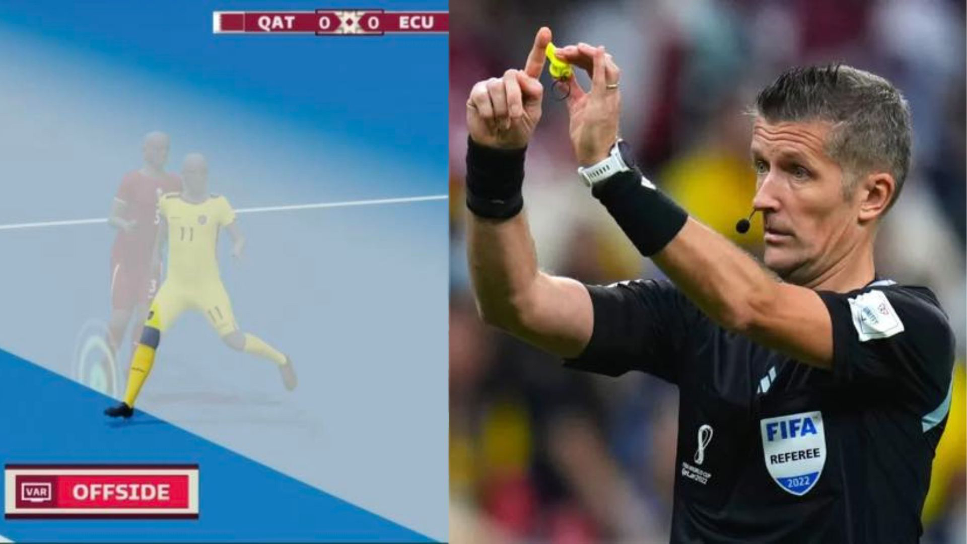 Công nghệ bắt việt vị bán tự động, sự bổ sung mới mẻ ở World Cup 2022. Ảnh: Internet