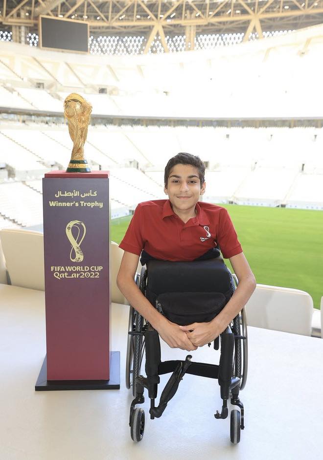 Ghanim Al Muftah - chàng trai khuyết tật xuất hiện trong lễ khai mạc World Cup 2022 là ai? - Ảnh 3 Ghanim Al Muftah - chàng trai khuyết tật xuất hiện trong lễ khai mạc World Cup 2022 là ai? - Ảnh 3