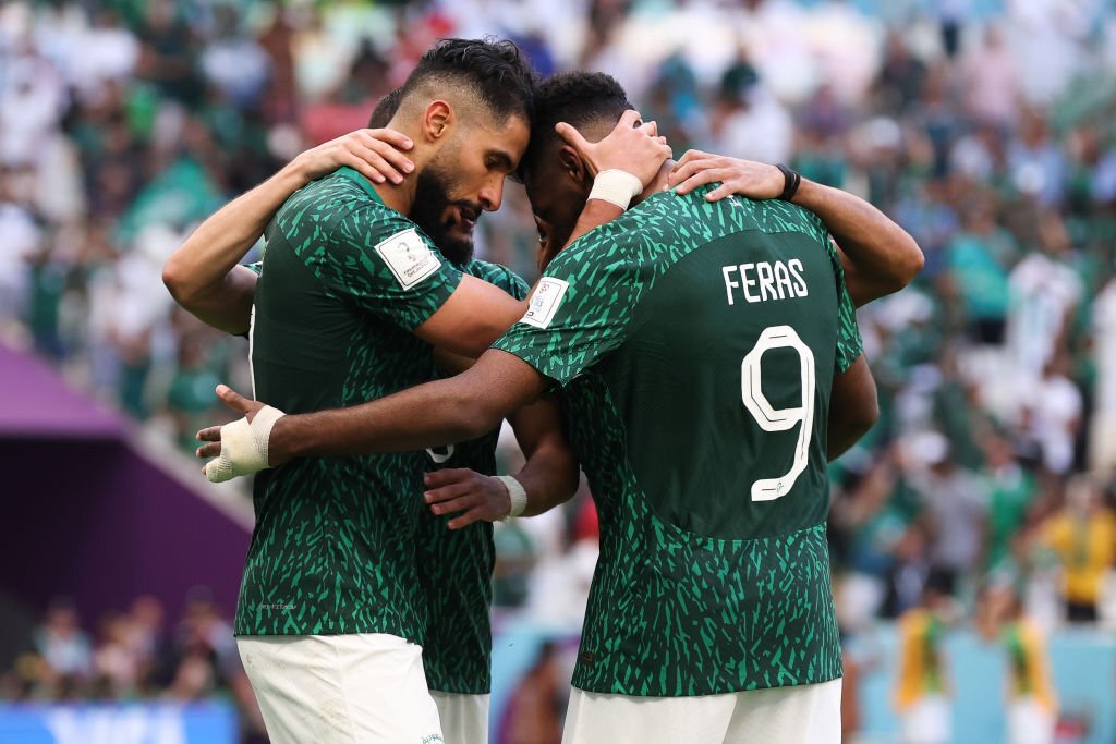 Ả-rập Xê-út tạo địa chấn khi đánh bại Argentina tại World Cup 2022. Ảnh: Internet