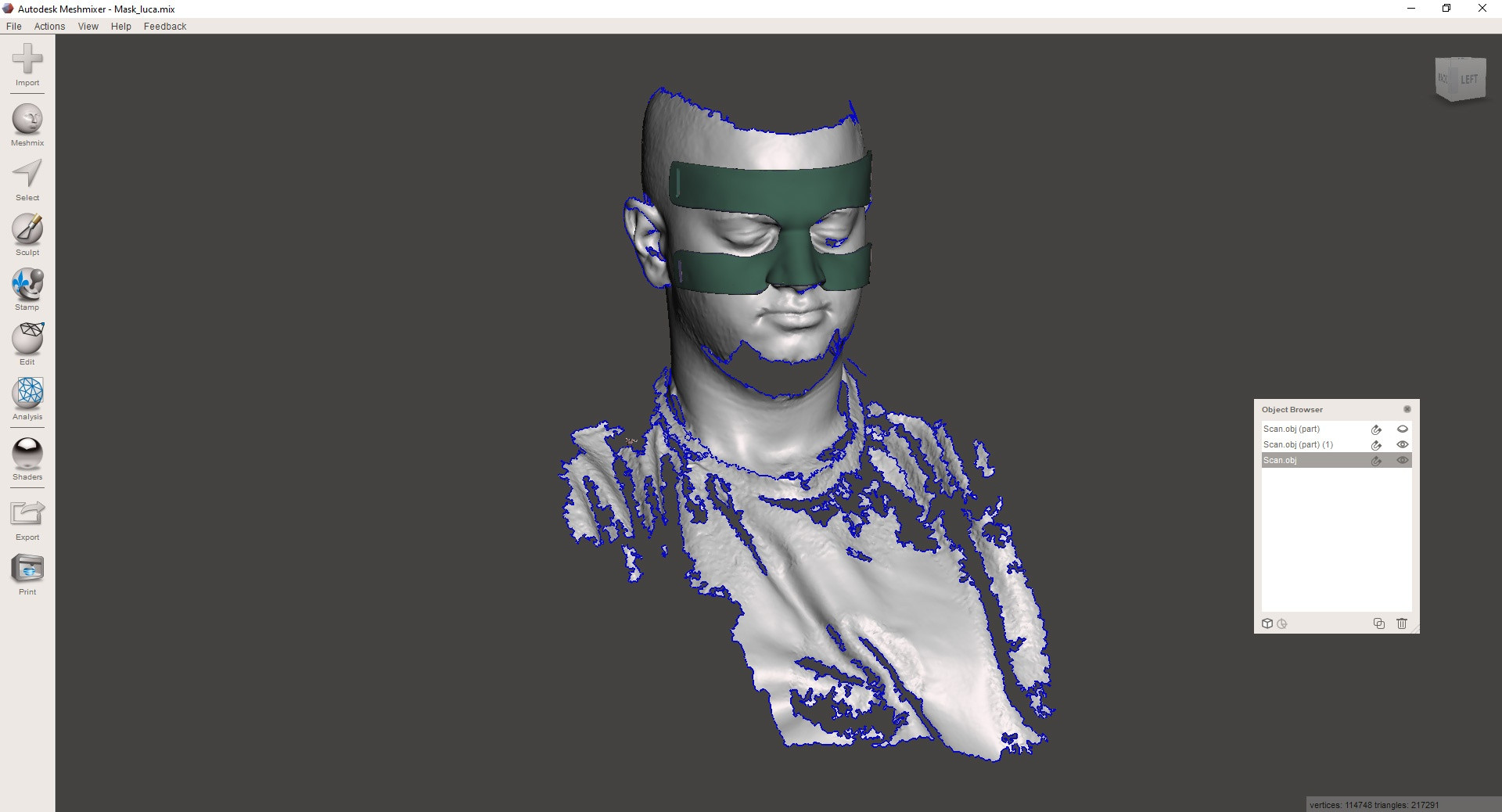 Chiếc mặt nạ Son Heung-min sử dụng được thiết kế trên phần mềm vẽ CAD. Ảnh: Internet