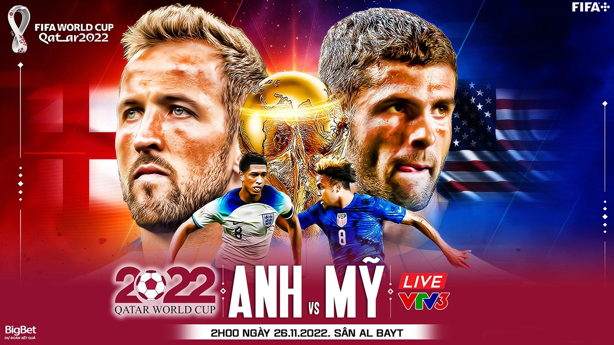 Nhận định Anh vs Mỹ (02h00 26/11/2022) World Cup 2022
