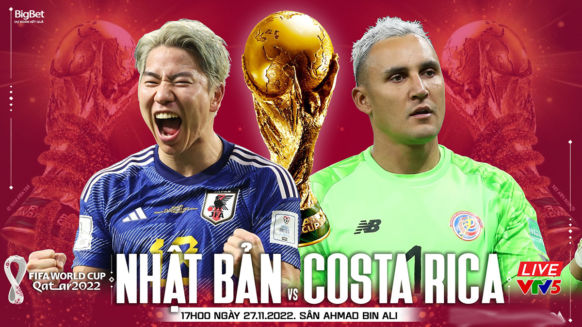 Nhận định Nhật Bản vs Costa Rica (17h00 27/11/2022) World Cup 2022