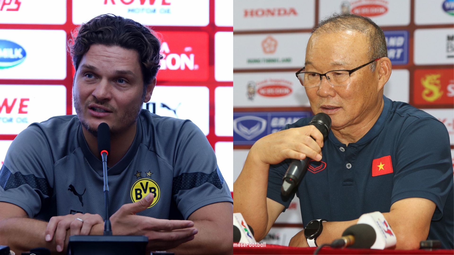 HLV Park Hang-seo hài lòng về ĐT Việt Nam, HLV Dortmund chỉ ra nguyên nhân thất bại. Ảnh: Internet