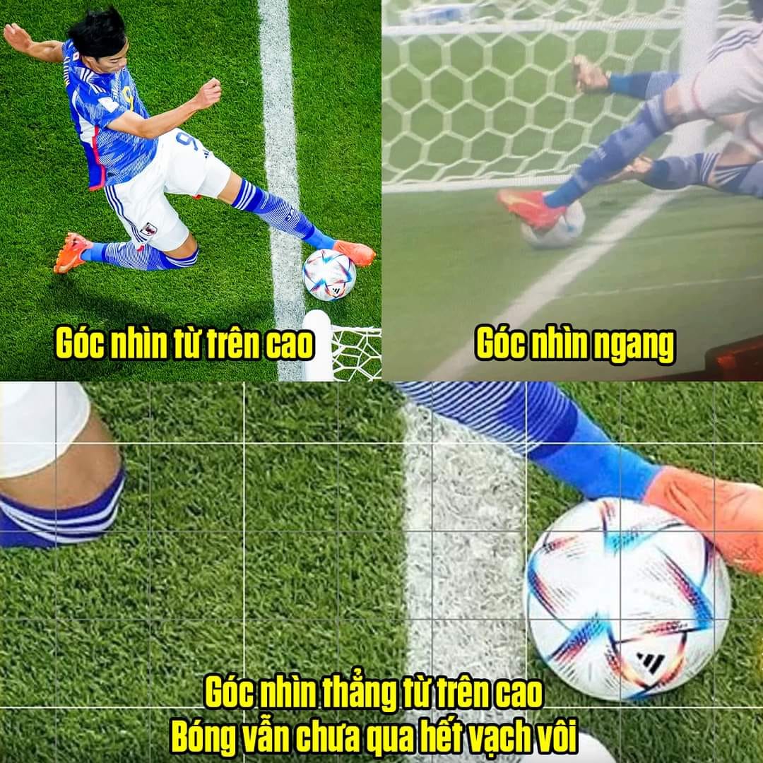 Tại sao Nhật Bản được công nhận bàn thắng đã ra ngoài đường biên? - Ảnh 2